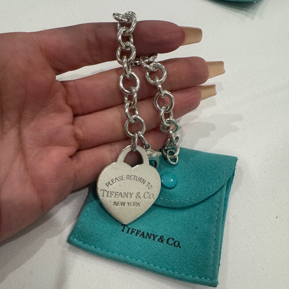 Tiffany & co limited edition large heart bracelet